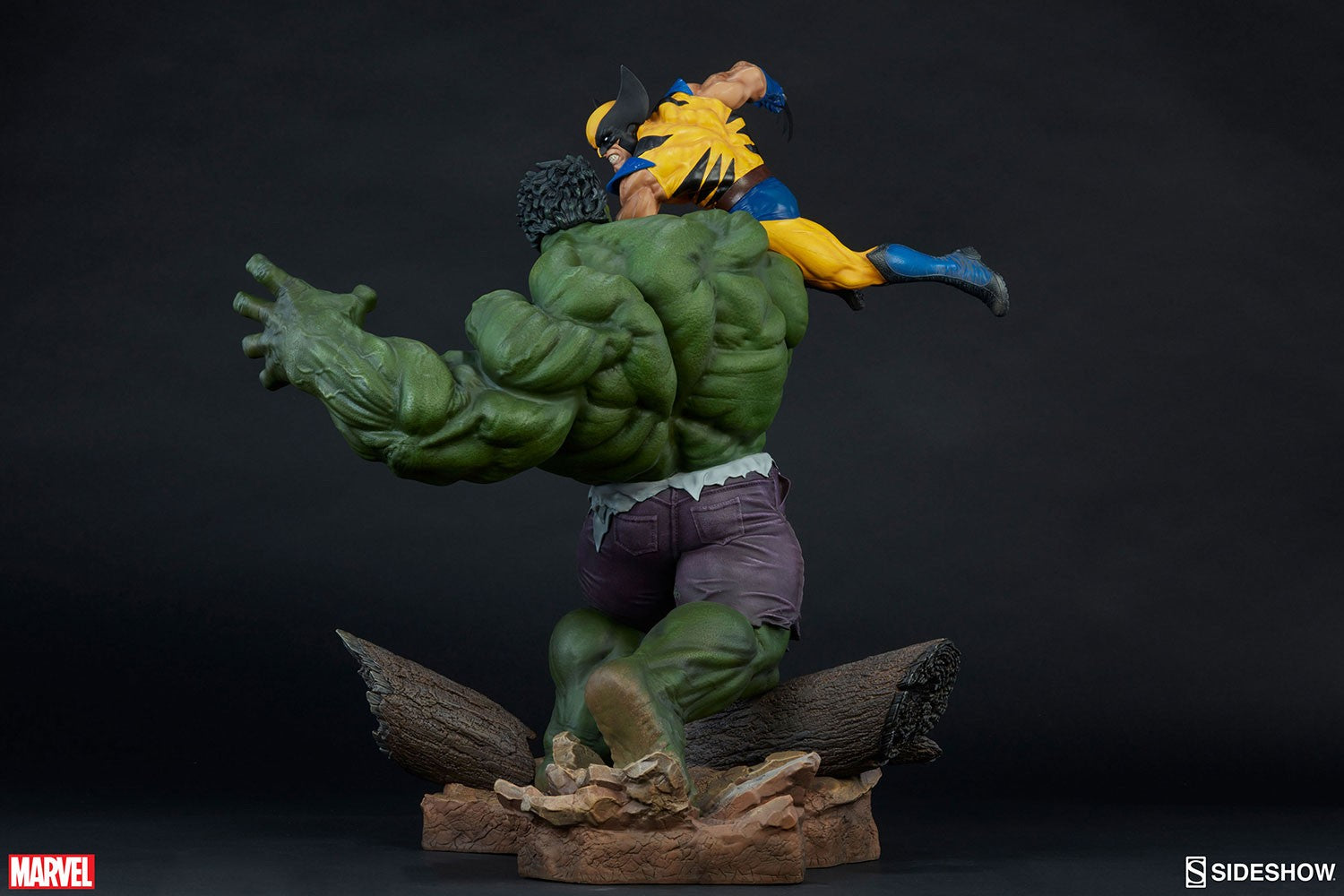 Hulk vs Wolverine Maquette Exclusive By Sideshow Collectibles