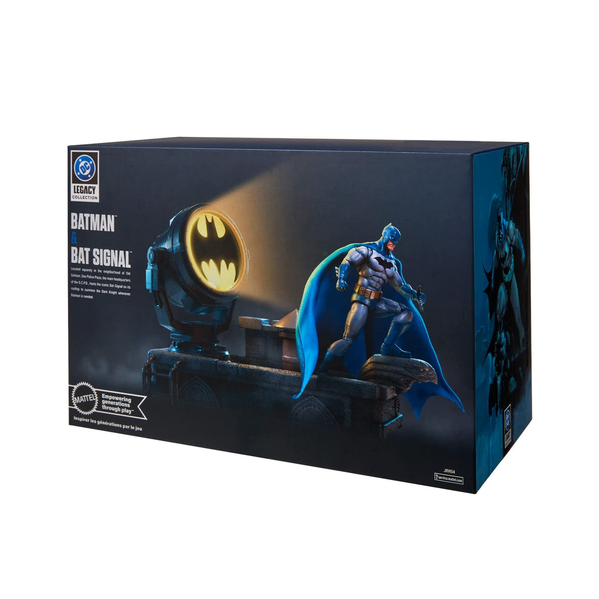 DC Premium Batman: Hush Rooftop Bat-Signal Diorama Set by Mattel