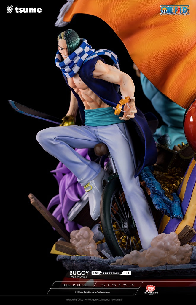 One Piece HQS Dioramax Buggy the Clown Statue BY tsume