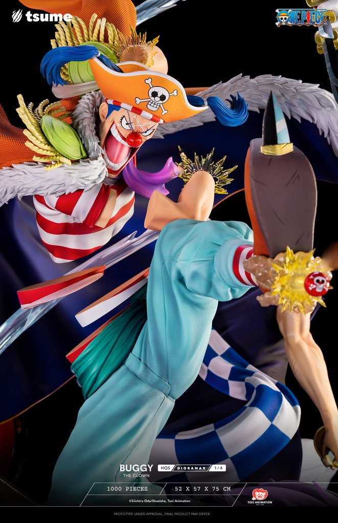 One Piece HQS Dioramax Buggy the Clown Statue BY tsume