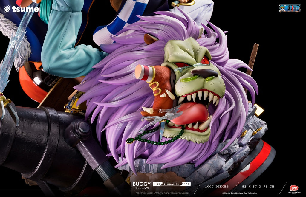 One Piece HQS Dioramax Buggy the Clown Statue BY tsume