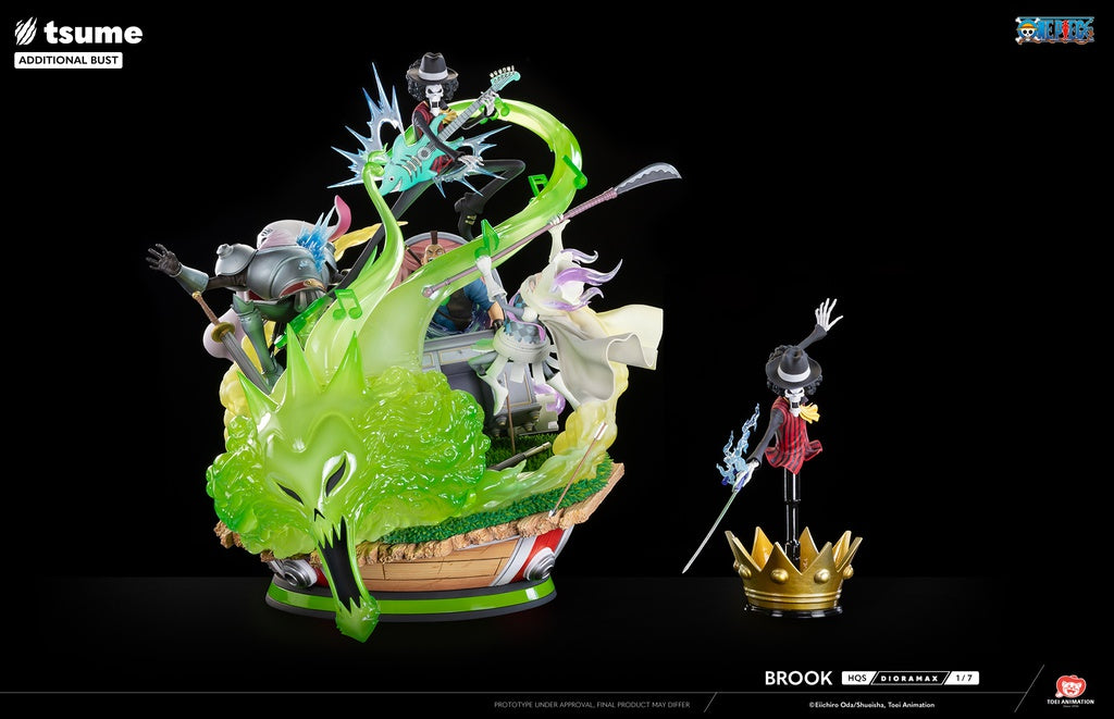 One Piece HQS Dioramax Brook Statue BY tsume