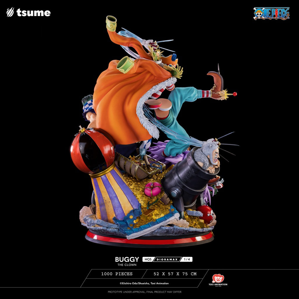 One Piece HQS Dioramax Buggy the Clown Statue BY tsume