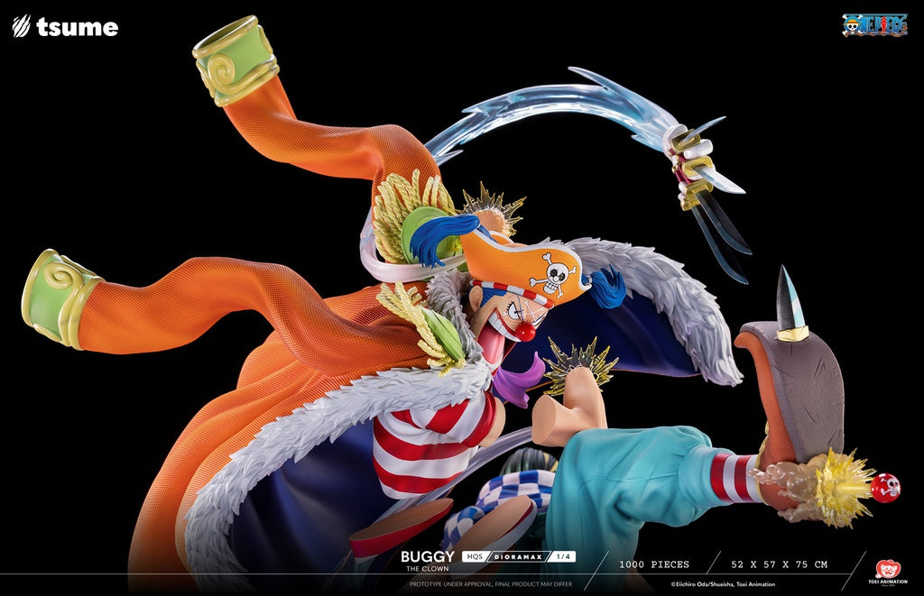 One Piece HQS Dioramax Buggy the Clown Statue BY tsume