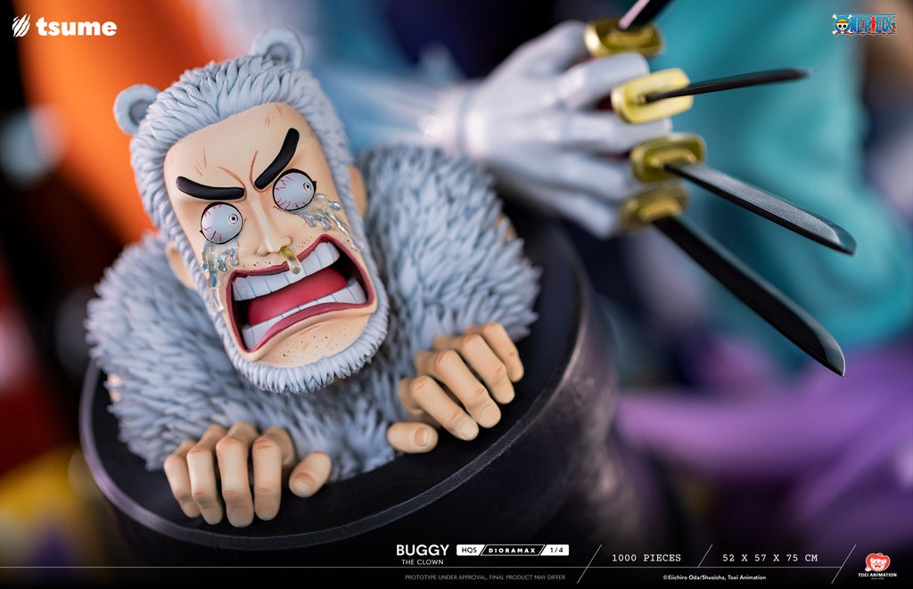 One Piece HQS Dioramax Buggy the Clown Statue BY tsume