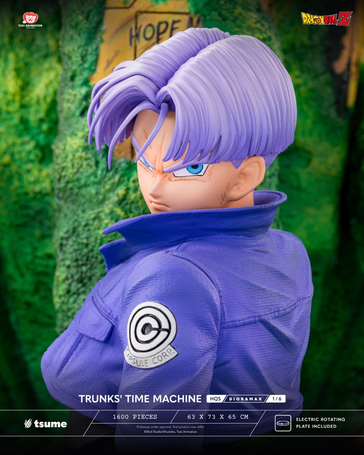Trunks' Time Machine HQS Dioramax by Tsume Art