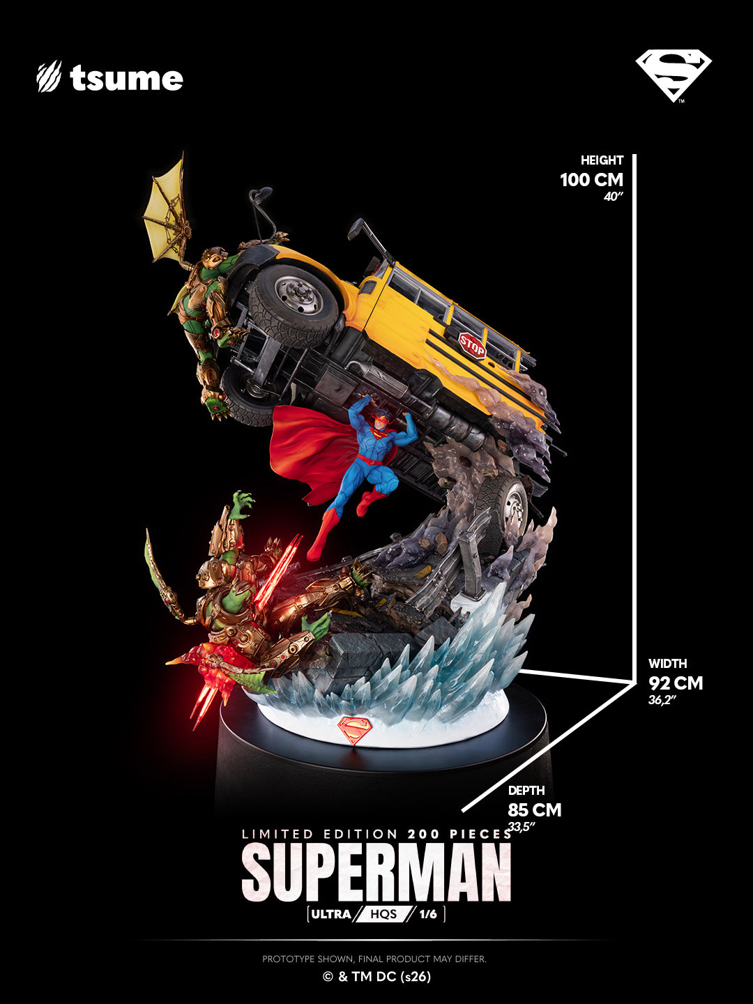 Superman Ultra HQS Statue by Tsume Art