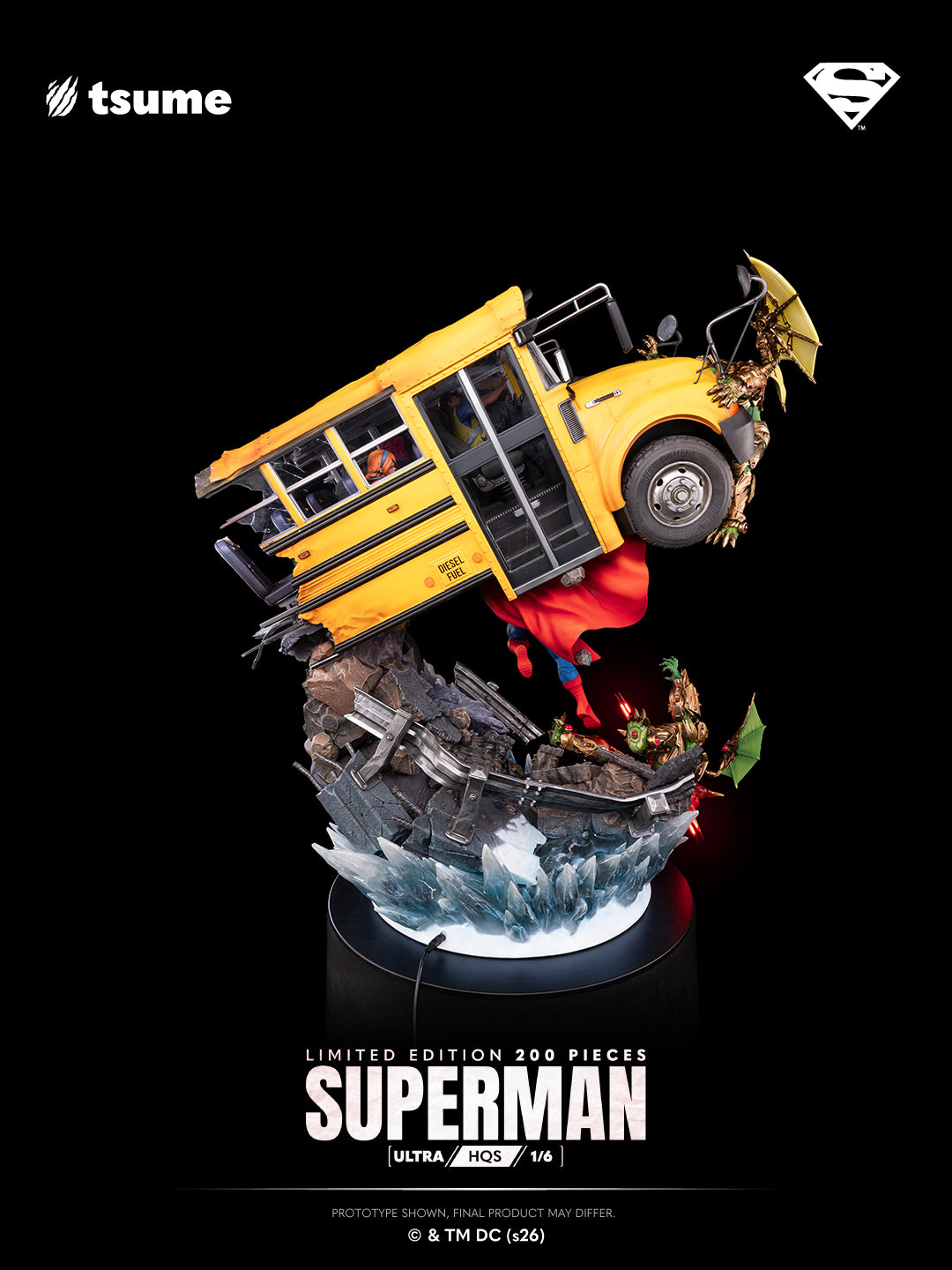 Superman Ultra HQS Statue by Tsume Art