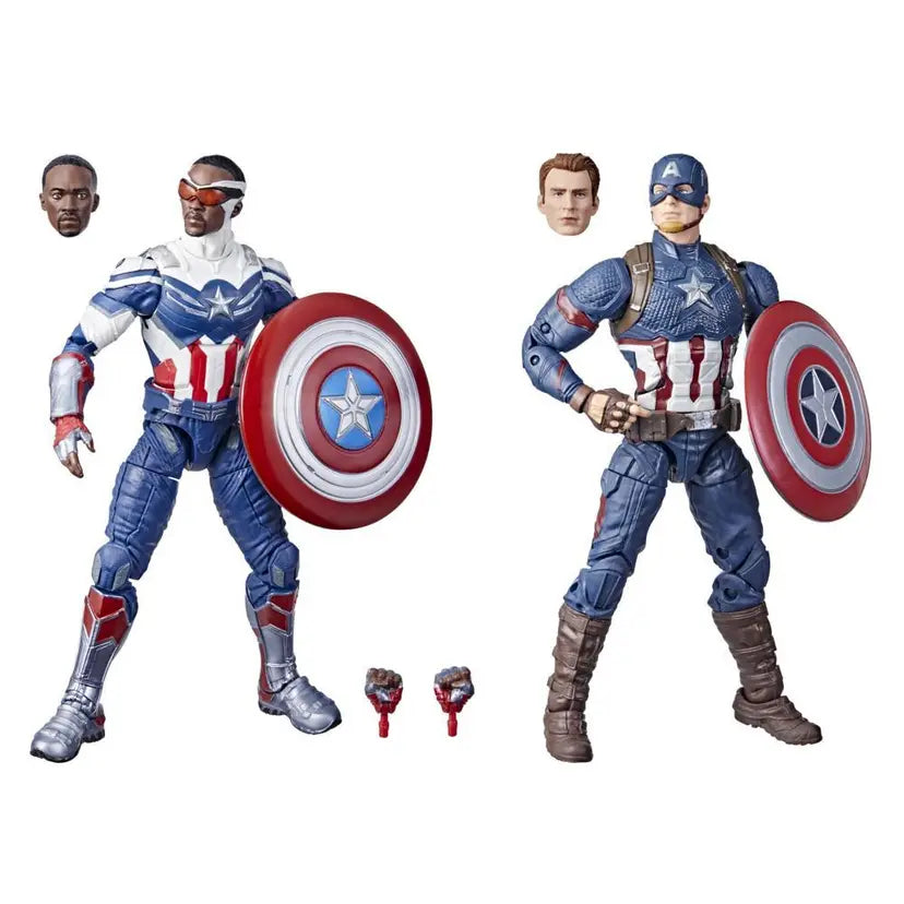 Marvel Legends Series Captain America 2-Pack Steve Rogers Sam Wilson