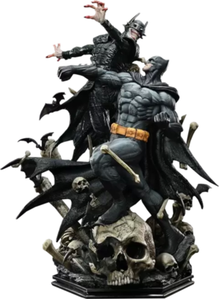 Batman vs Batman Who Laughs Statue By Prime 1 Studios