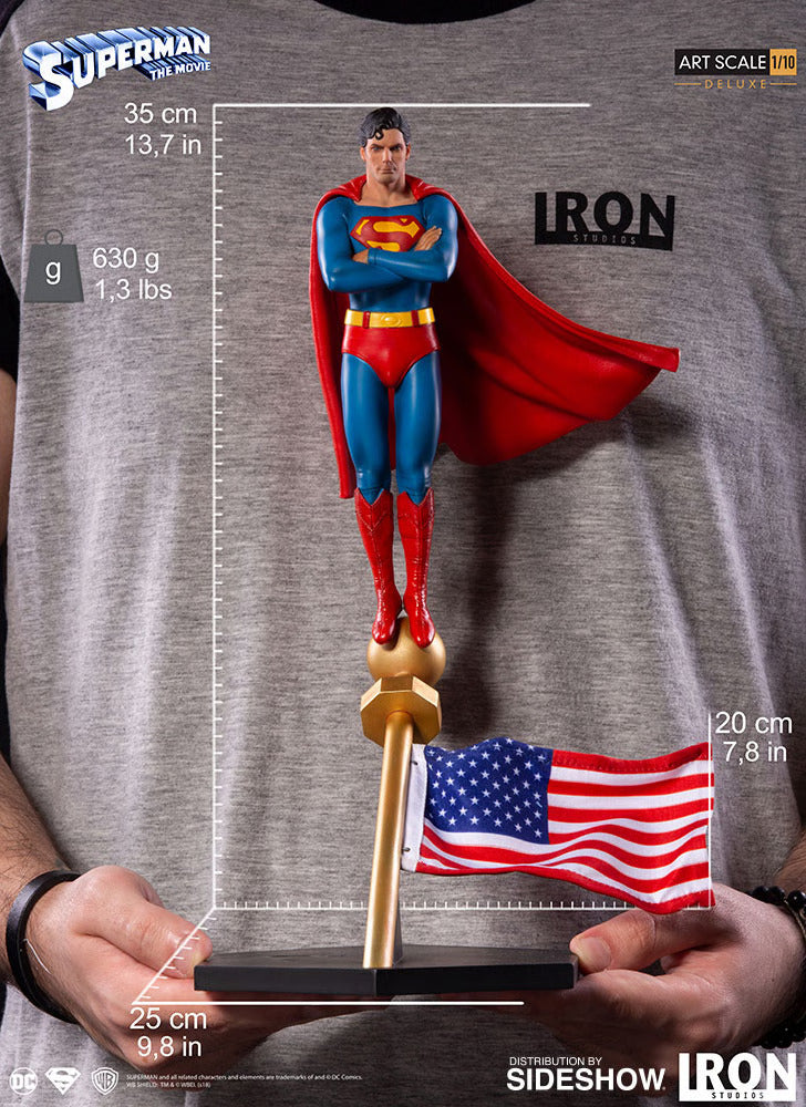 Superman 1978 Deluxe 1:10 Scale Statue Iron Studios
