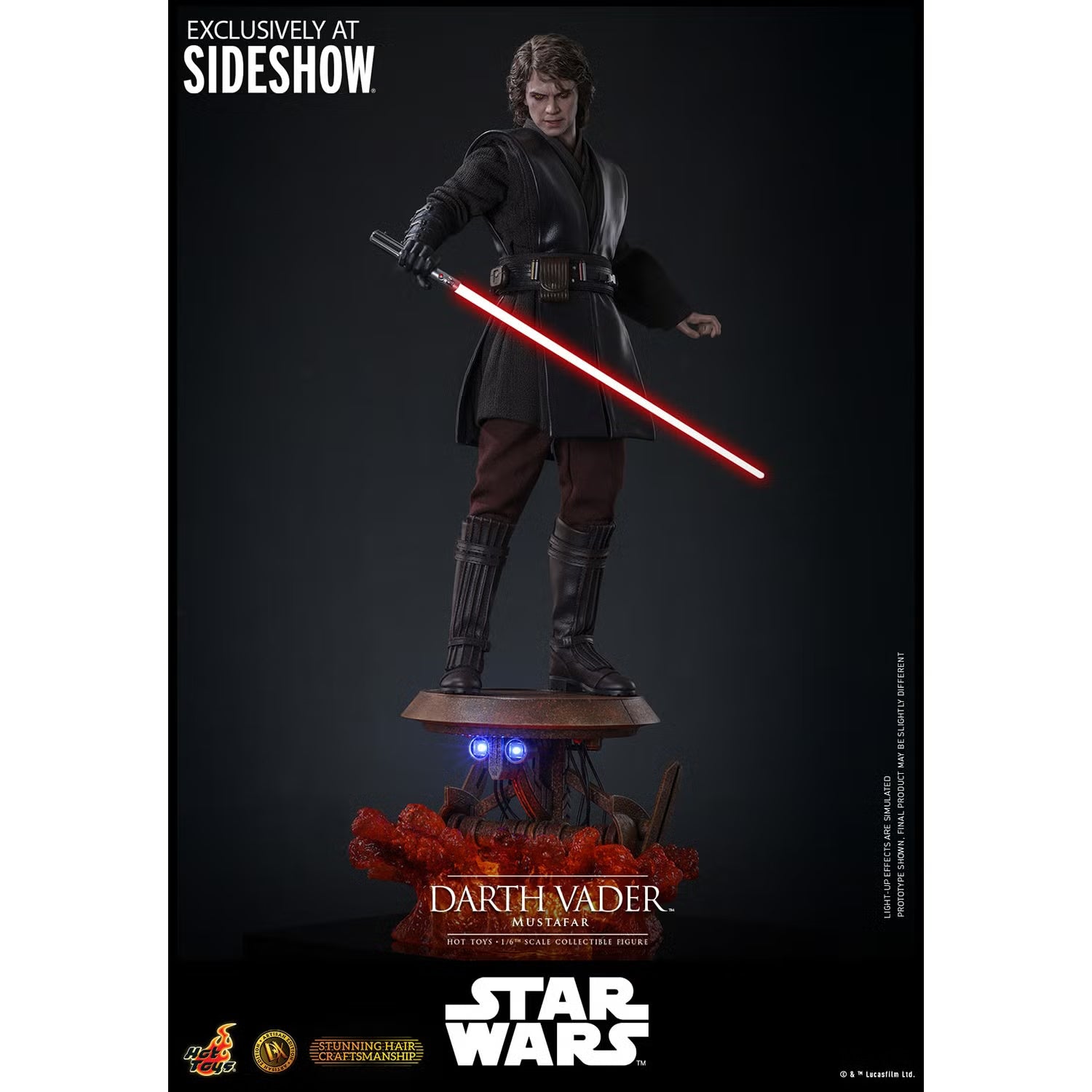 Darth Vader (Mustafar) (Artisan Edition) Sixth Scale Figure Hot Toys