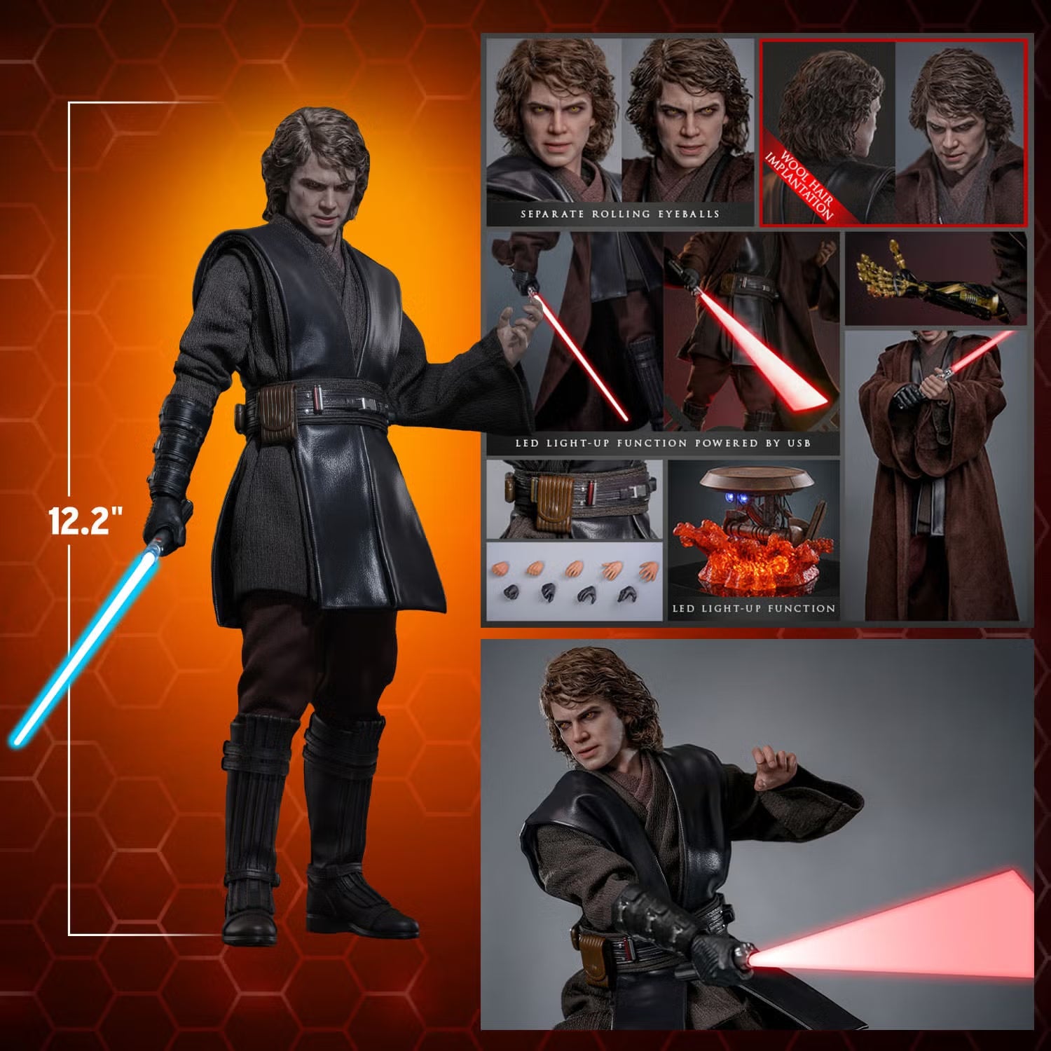 Darth Vader (Mustafar) (Artisan Edition) Sixth Scale Figure Hot Toys
