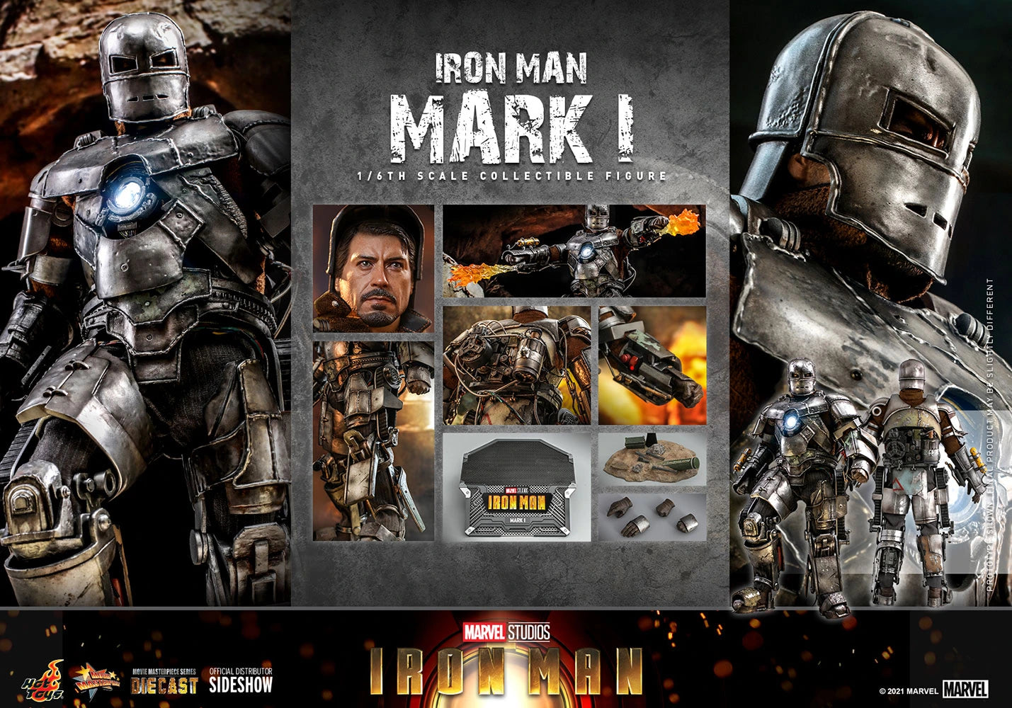 IRON MAN MARK I Sixth Scale Figure By Hot Toys