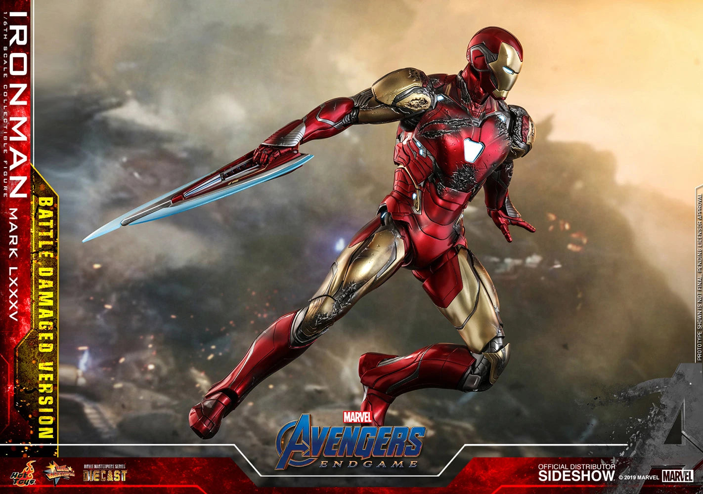 IRON MAN MARK LXXXV (BATTLE DAMAGED VERSION) Sixth Scale Figure By Hot Toys