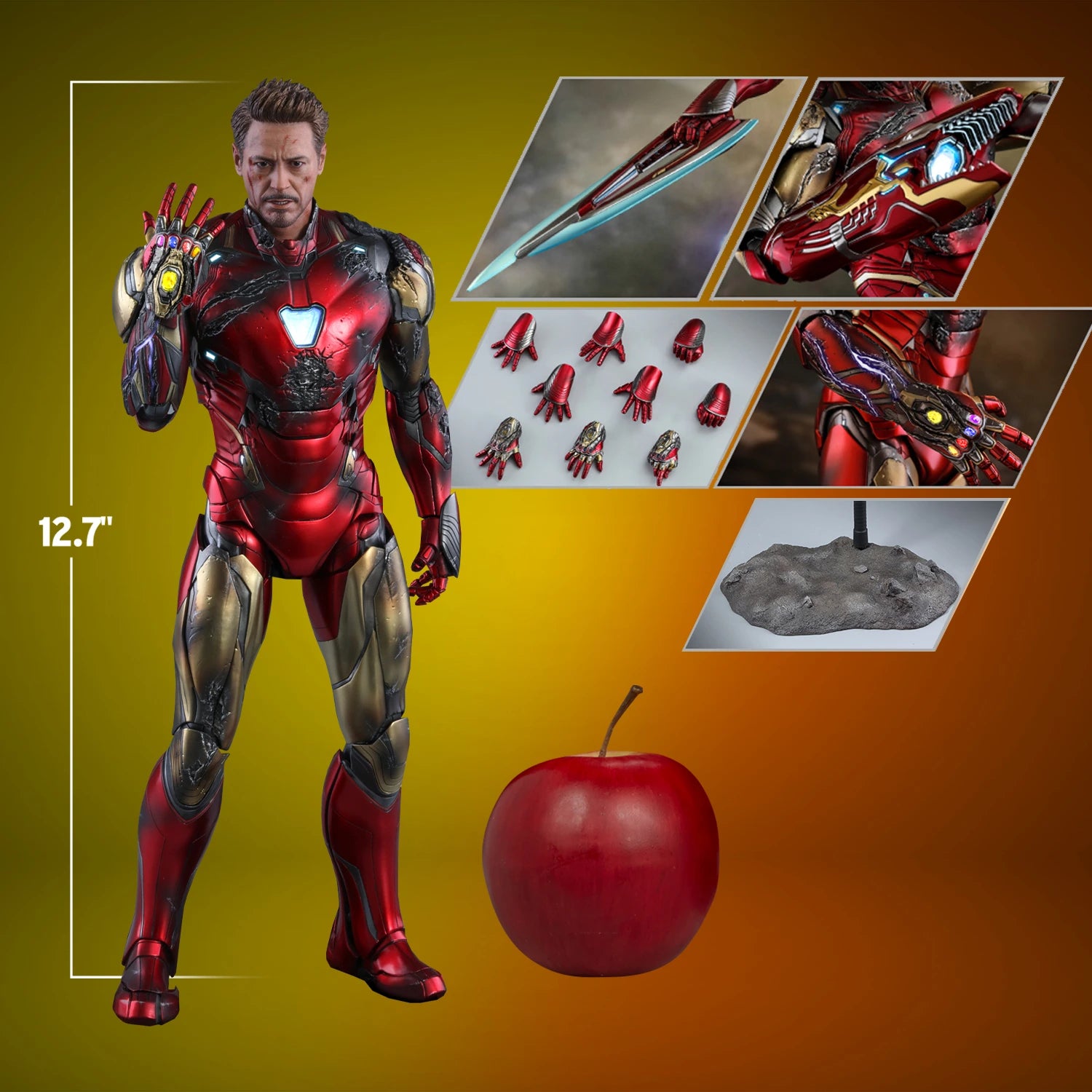 IRON MAN MARK LXXXV BATTLE DAMAGED VERSION Sixth Scale Figure By Hot Toys