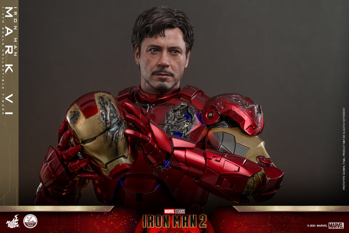 Iron Man Mark VI Quarter Scale Figure By Hot Toys