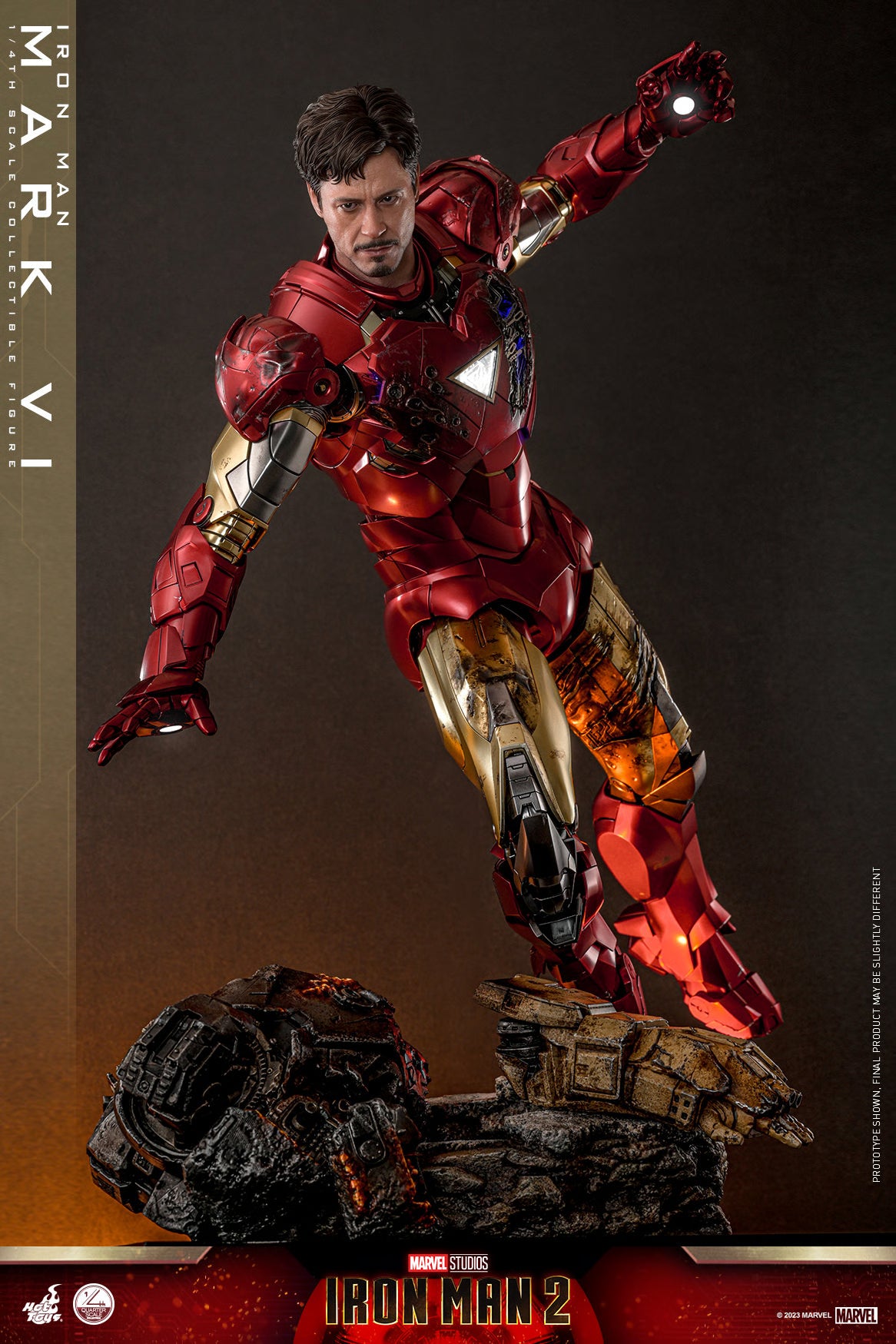 Iron Man Mark VI Quarter Scale Figure By Hot Toys