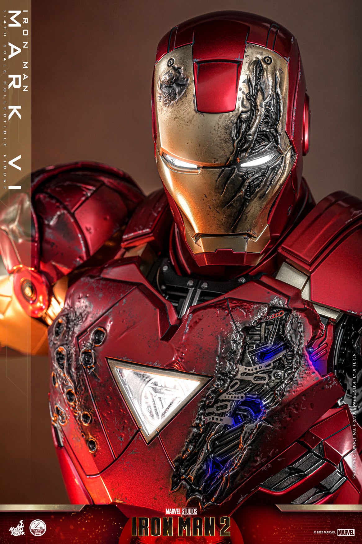 Iron Man Mark VI Quarter Scale Figure By Hot Toys