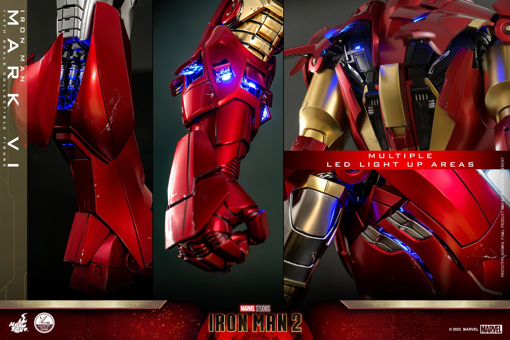 Iron Man Mark VI Quarter Scale Figure By Hot Toys