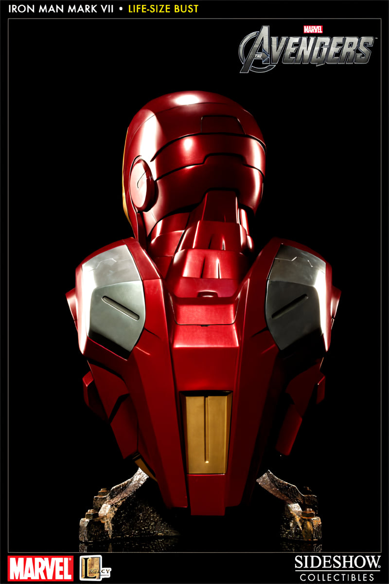 Iron Man Mark VII Life-Size Bust by Sideshow Collectibles