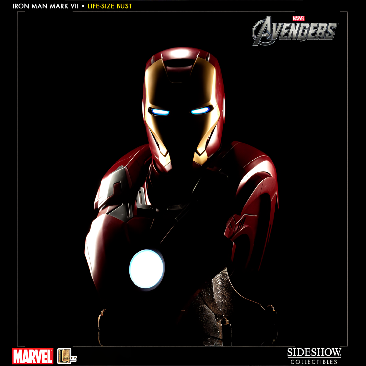 Iron Man Mark VII Life-Size Bust by Sideshow Collectibles