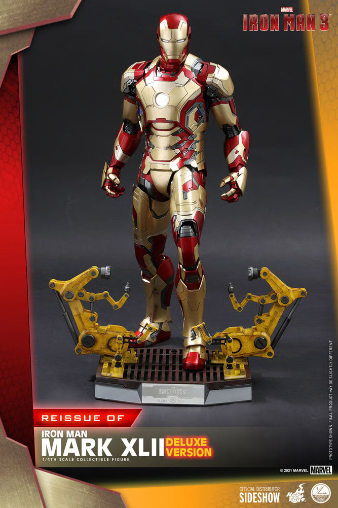 Iron Man Mark XLII (Deluxe Version) Quarter Scale Figure By Hot Toys