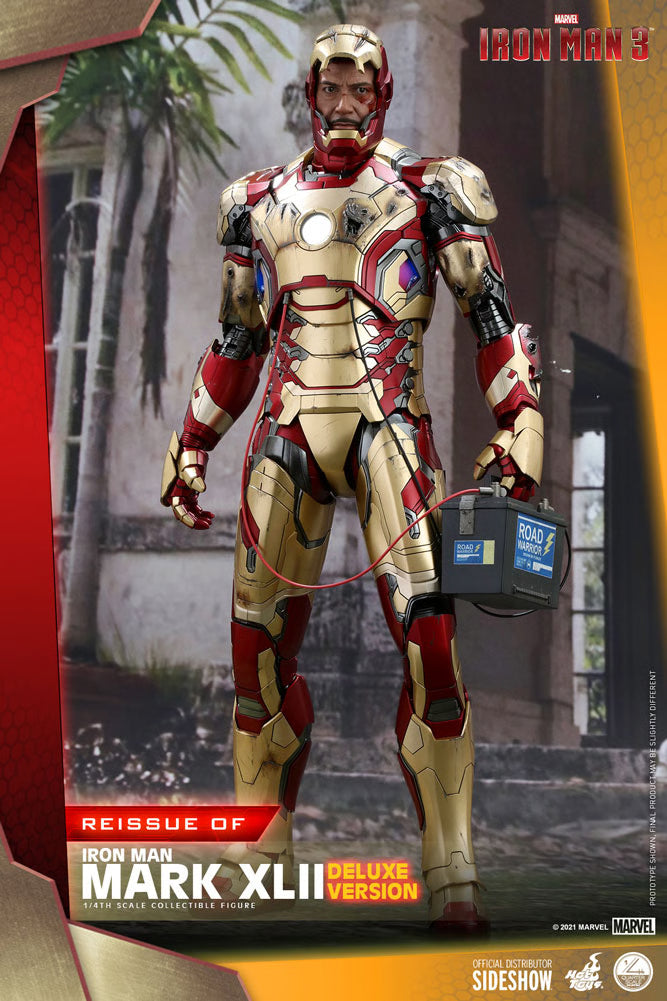Iron Man Mark XLII (Deluxe Version) Quarter Scale Figure By Hot Toys