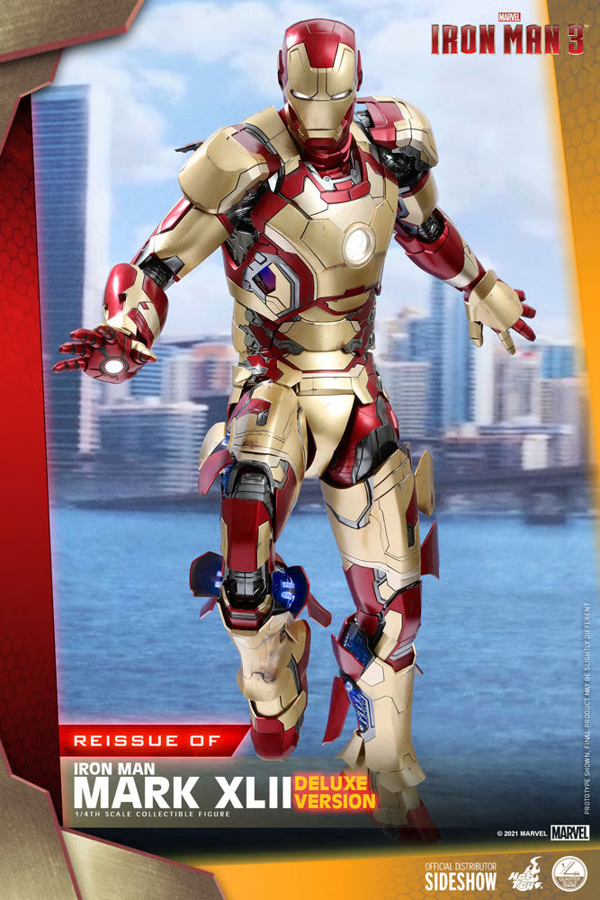 Iron Man Mark XLII (Deluxe Version) Quarter Scale Figure By Hot Toys
