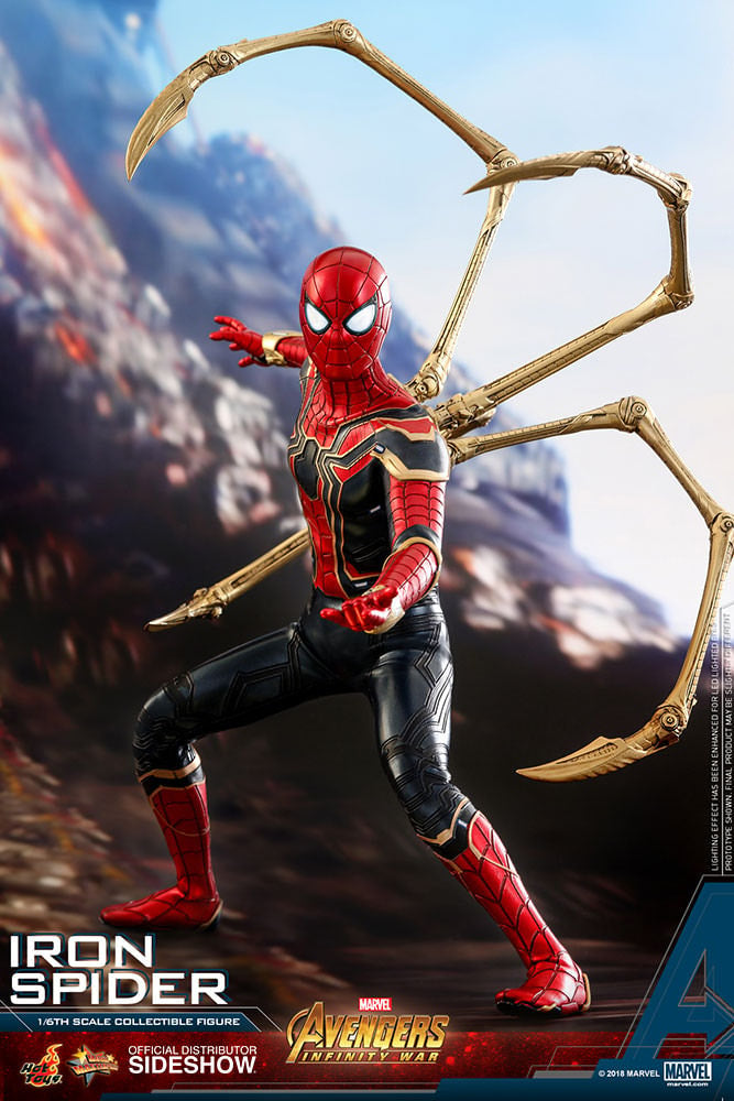 IRON SPIDER (Avengers: Infinity War) Sixth Scale Figure by Hot Toys
