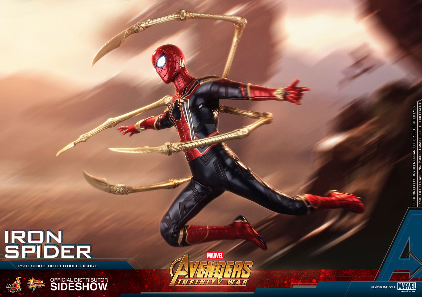 IRON SPIDER (Avengers: Infinity War) Sixth Scale Figure by Hot Toys