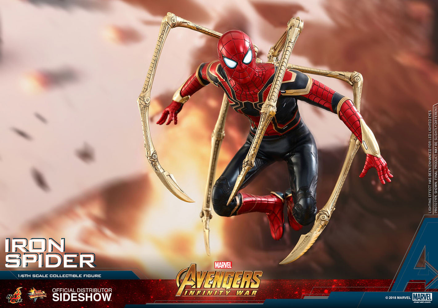 IRON SPIDER (Avengers: Infinity War) Sixth Scale Figure by Hot Toys