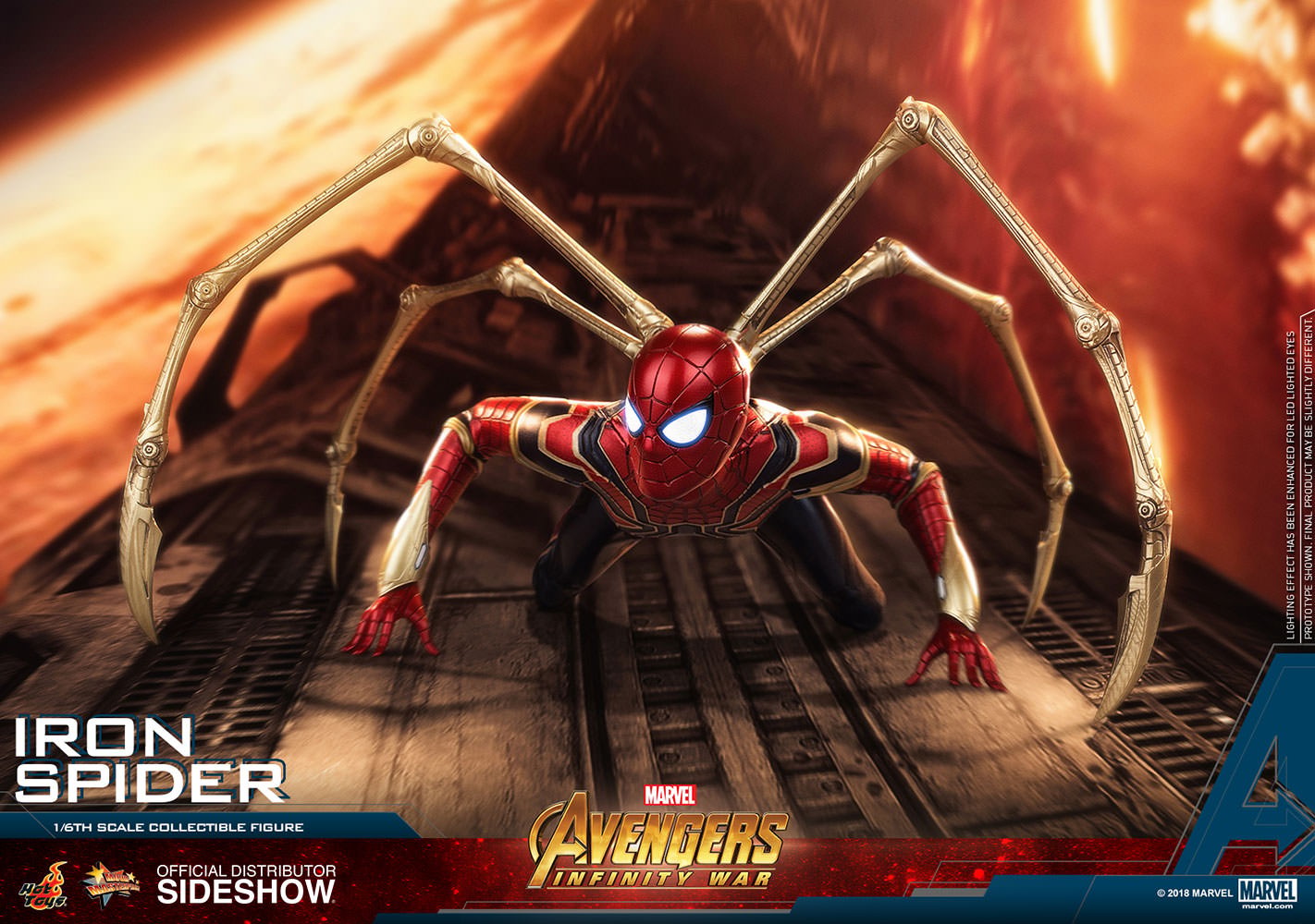 IRON SPIDER (Avengers: Infinity War) Sixth Scale Figure by Hot Toys