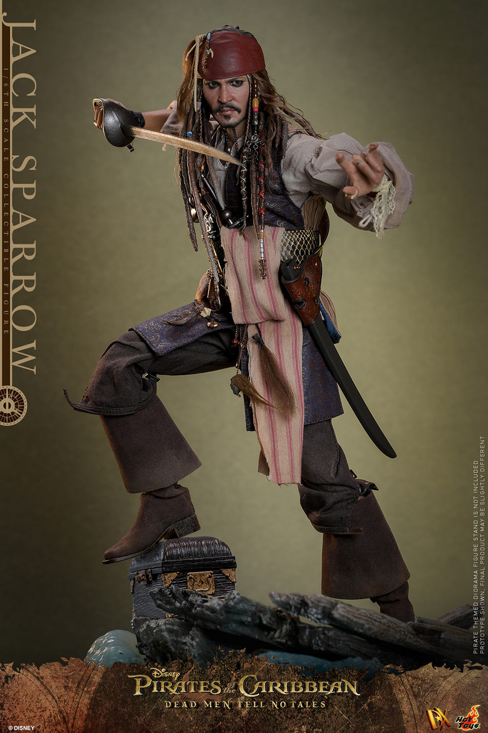 JACK SPARROW Sixth Scale Figure by Hot Toys