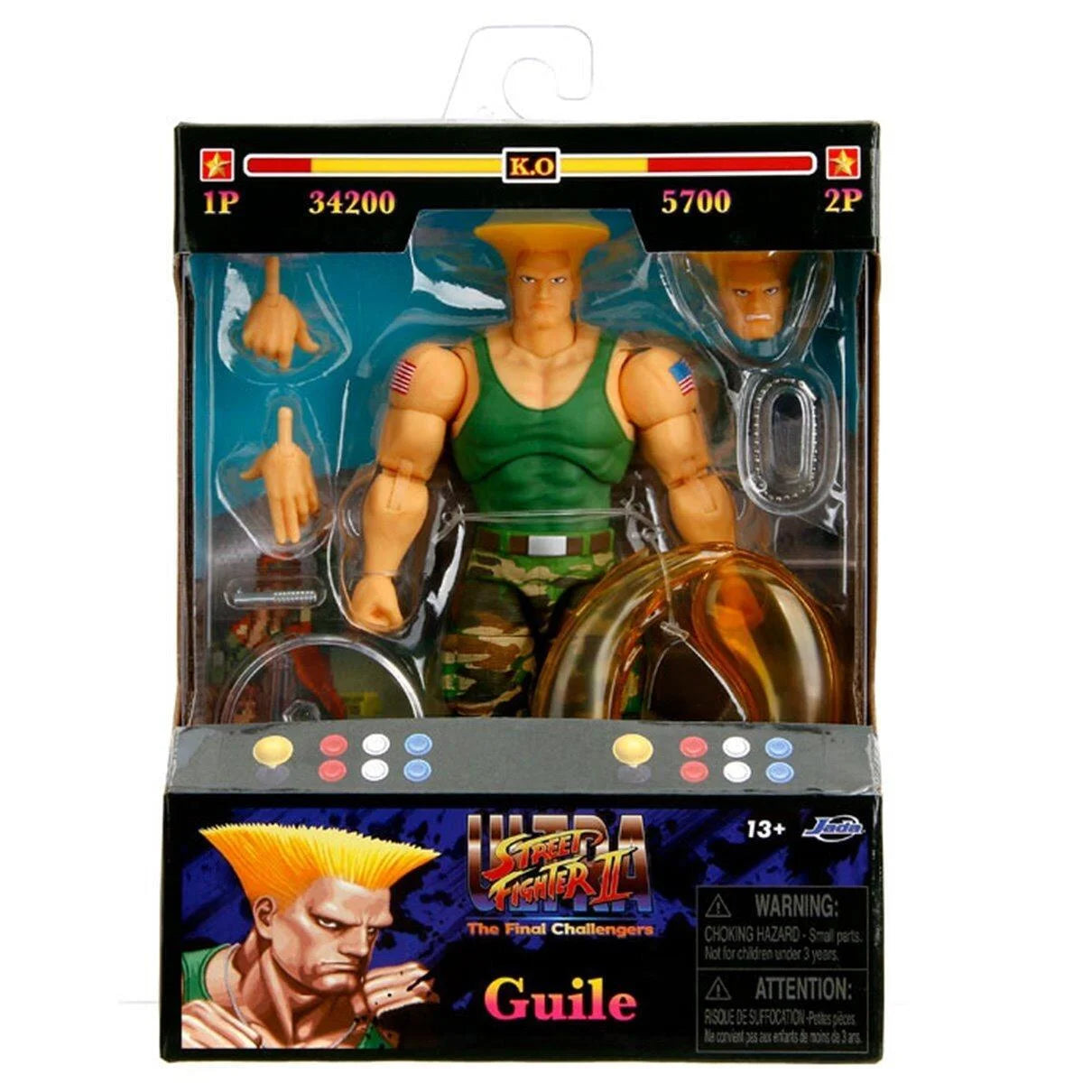 Ultra Street Fighter II Guile By Jada Toys