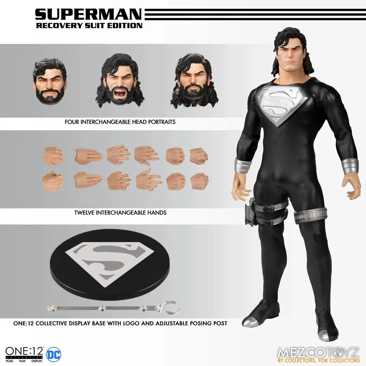 Superman Recovery Suit Edition One:12 Collective Action Figure by Mezco