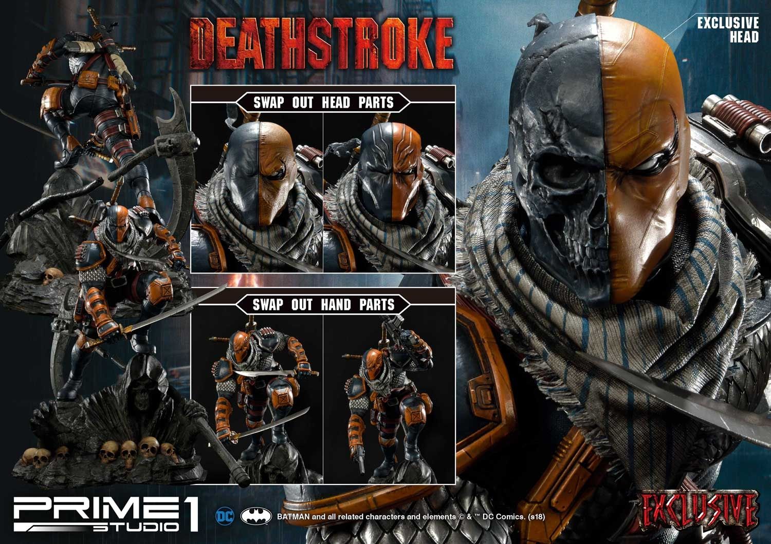 DEATHSTROKE Statue by Prime 1 Studio