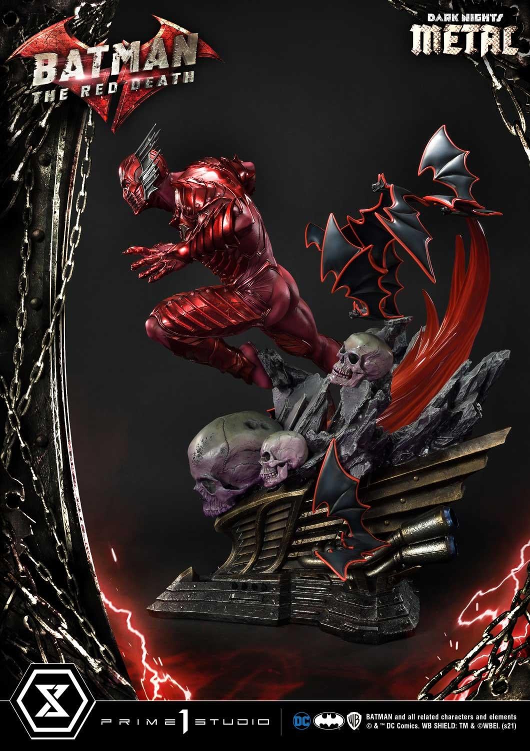 The Red Death DC Dark Knights Metal Statue by Prime 1 Studio