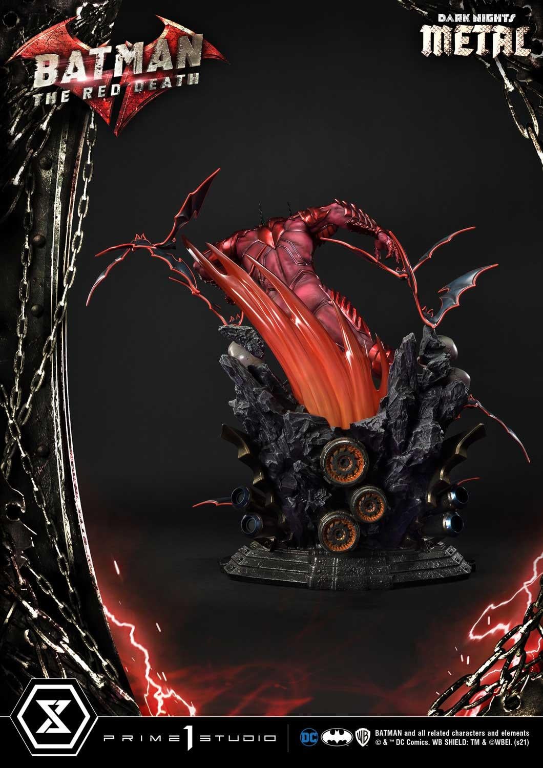 The Red Death DC Dark Knights Metal Statue by Prime 1 Studio