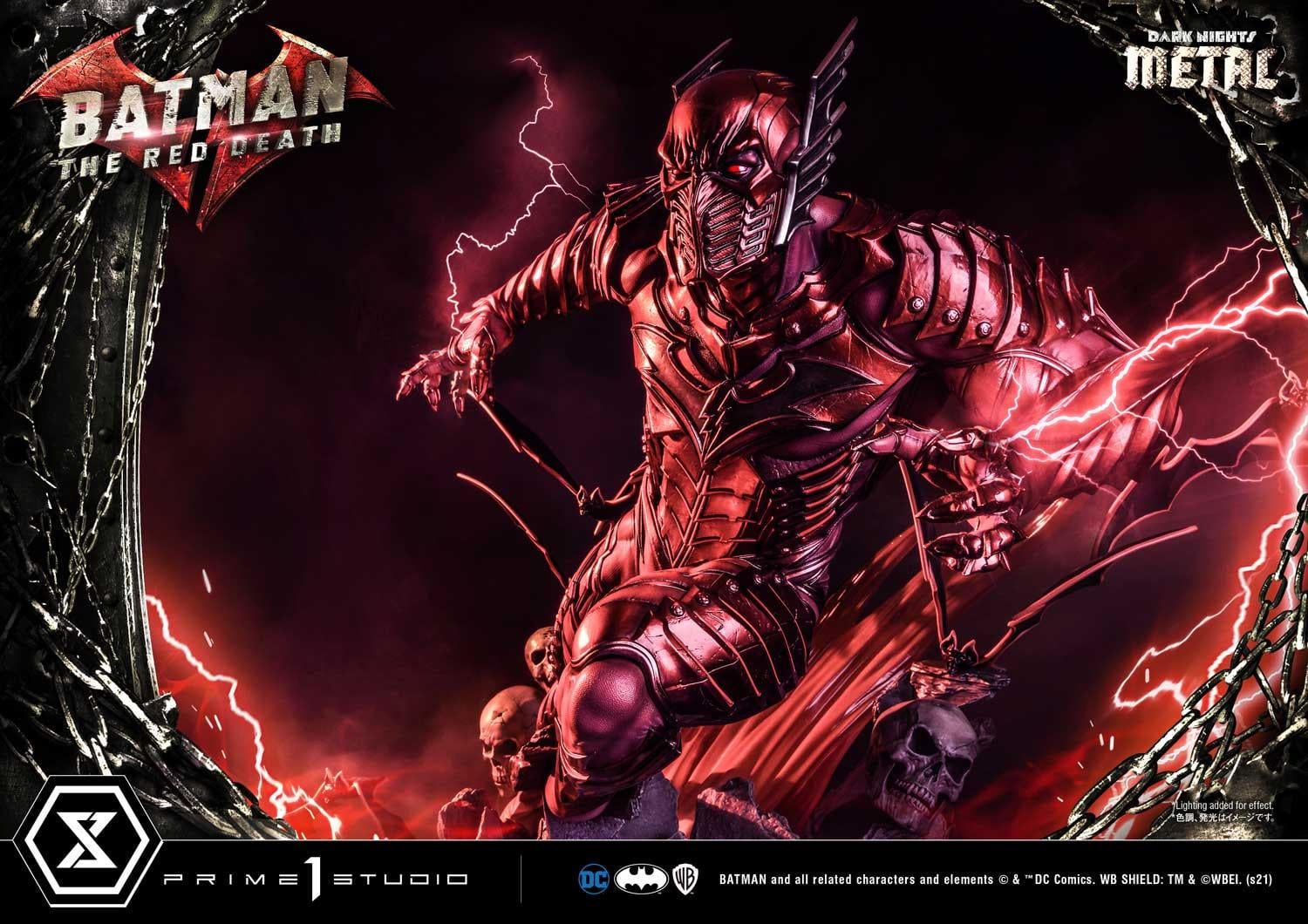 The Red Death DC Dark Knights Metal Statue by Prime 1 Studio