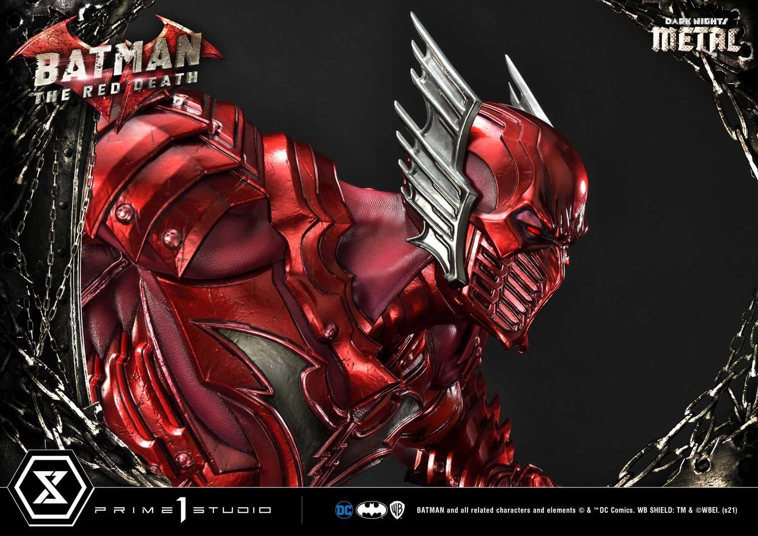The Red Death DC Dark Knights Metal Statue by Prime 1 Studio