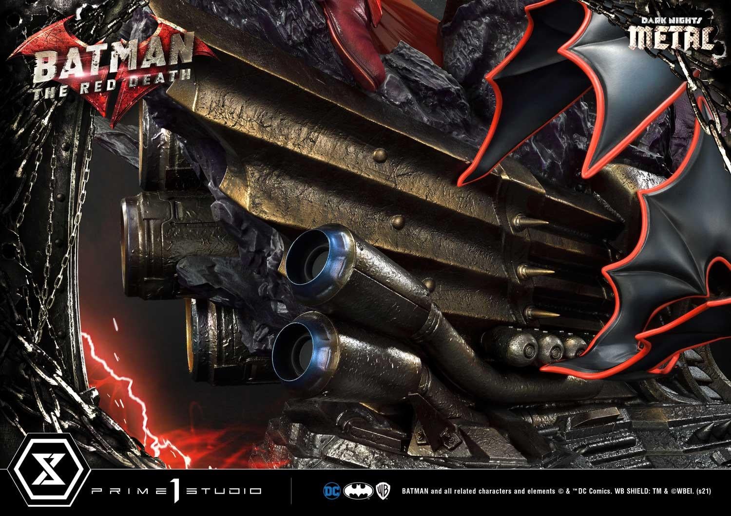 The Red Death DC Dark Knights Metal Statue by Prime 1 Studio