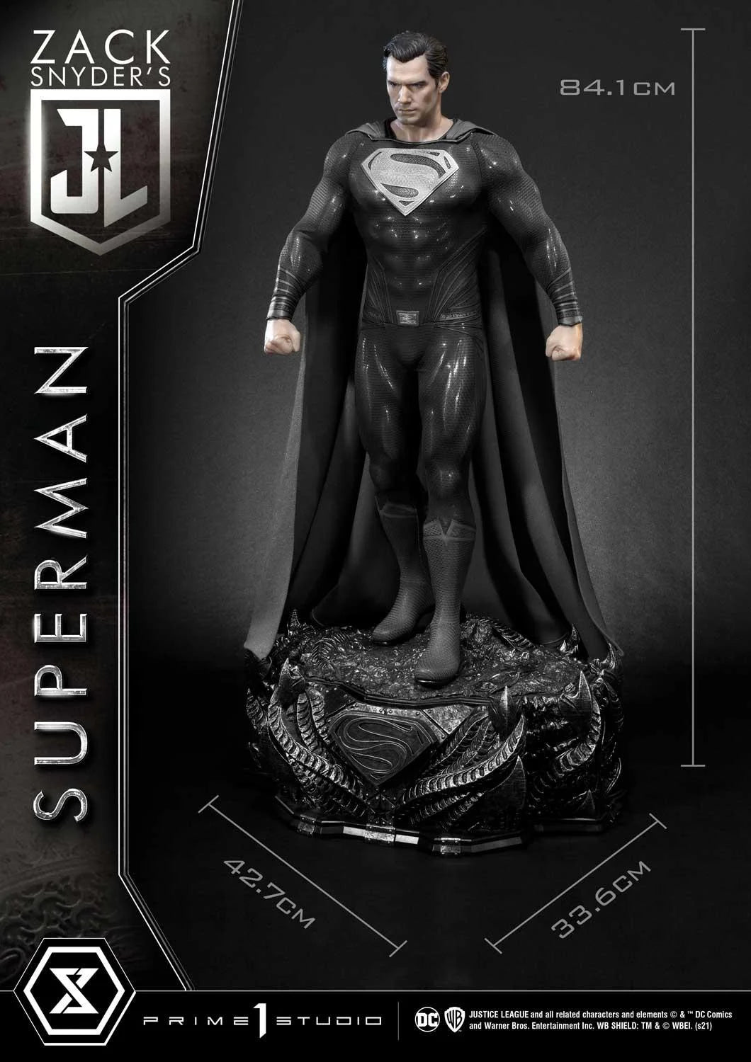 Justice League (Film) Superman Zack Snyder's Justice League Statue by Prime 1 Studio