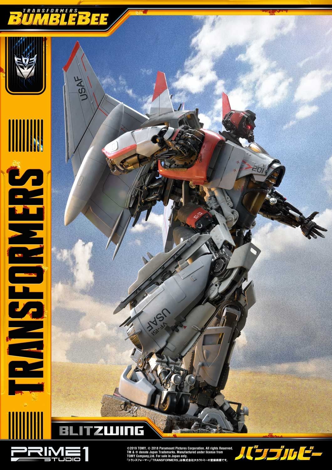Transformers: Bumblebee (Film)  Blitzwing Statue By Prime1 Studios