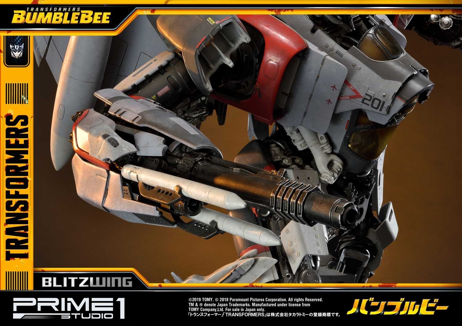 Transformers: Bumblebee (Film)  Blitzwing Statue By Prime1 Studios