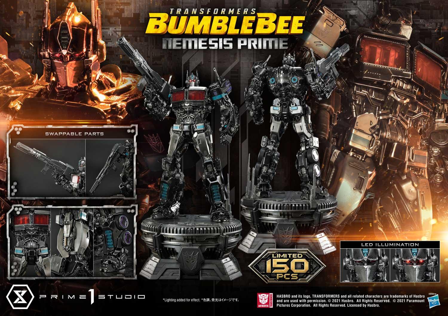 Nemesis Prime Bumblebee Movie Statue by Prime 1 Studio