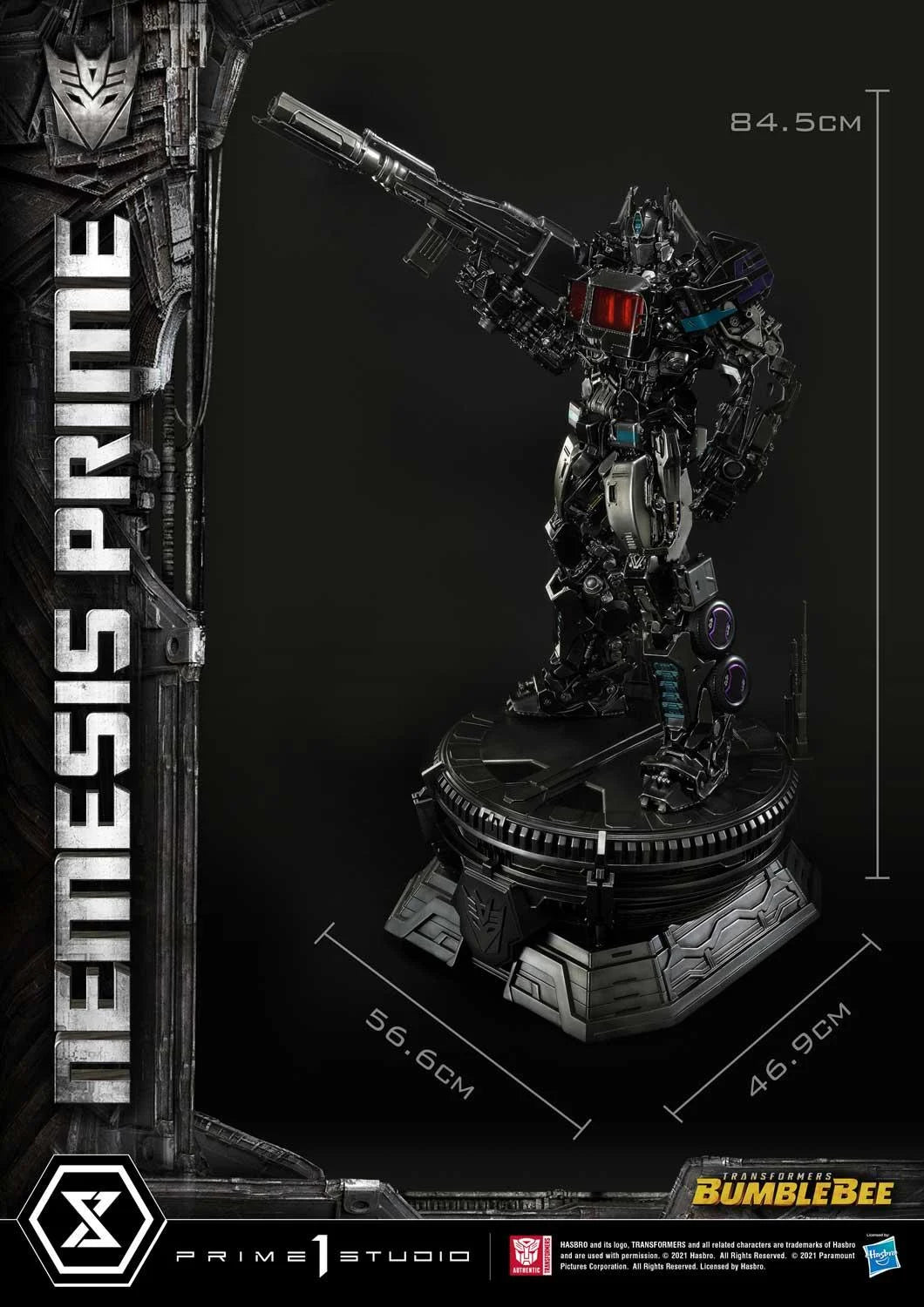 Nemesis Prime Bumblebee Movie Statue by Prime 1 Studio