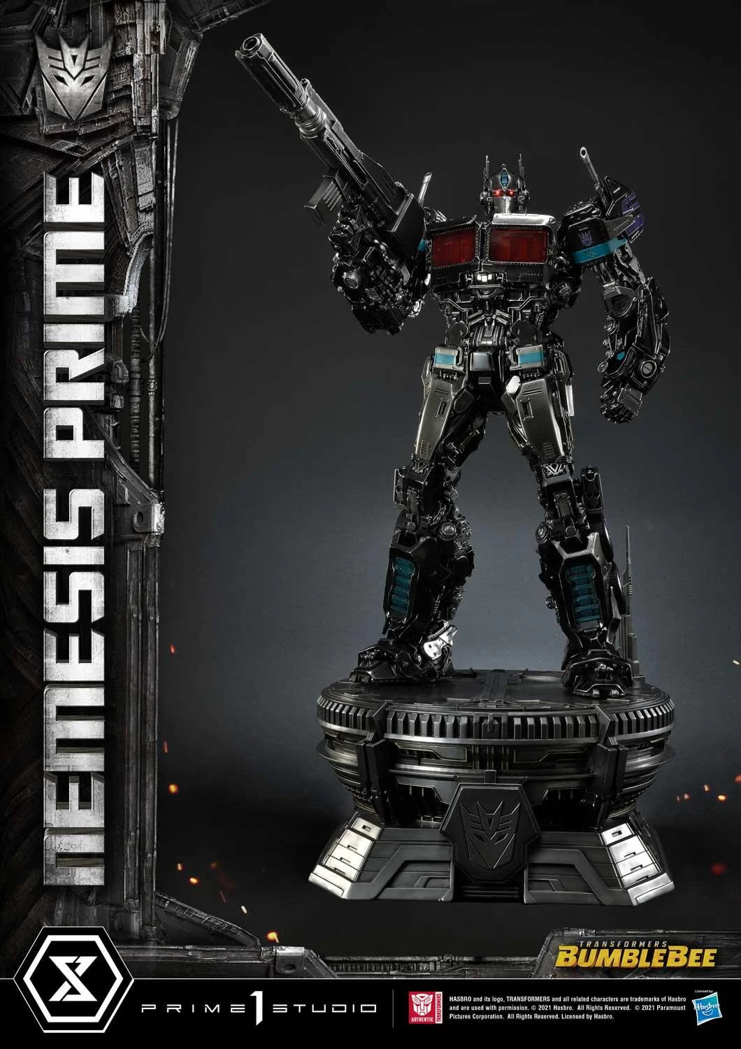 Nemesis Prime Bumblebee Movie Statue by Prime 1 Studio