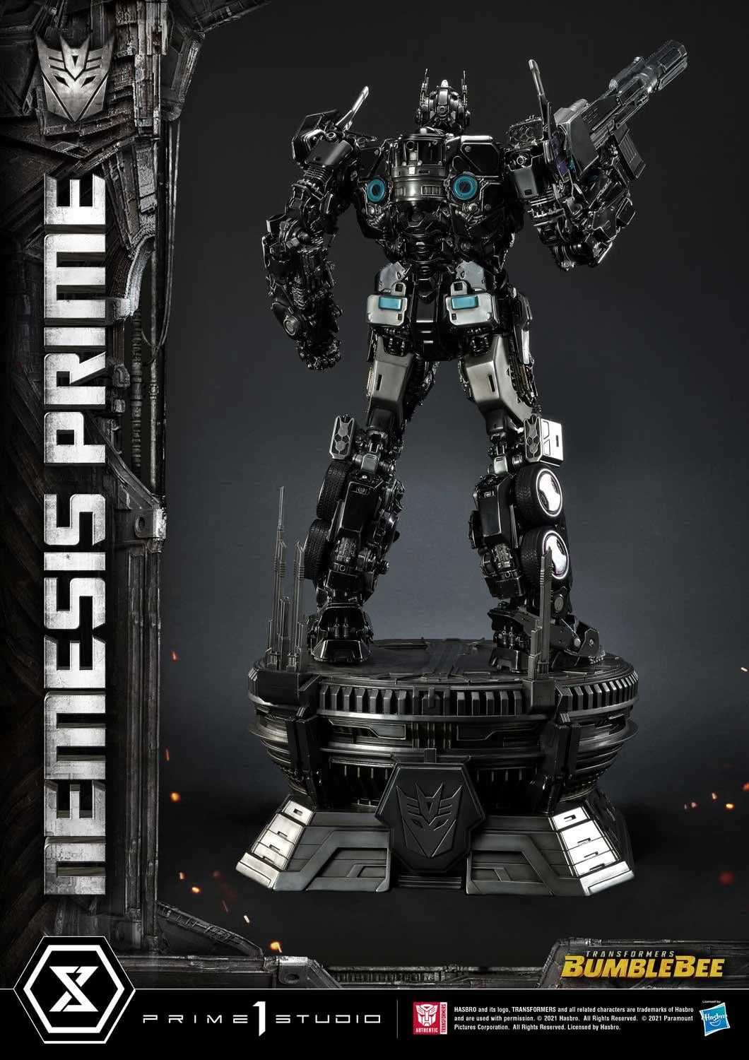 Nemesis Prime Bumblebee Movie Statue by Prime 1 Studio