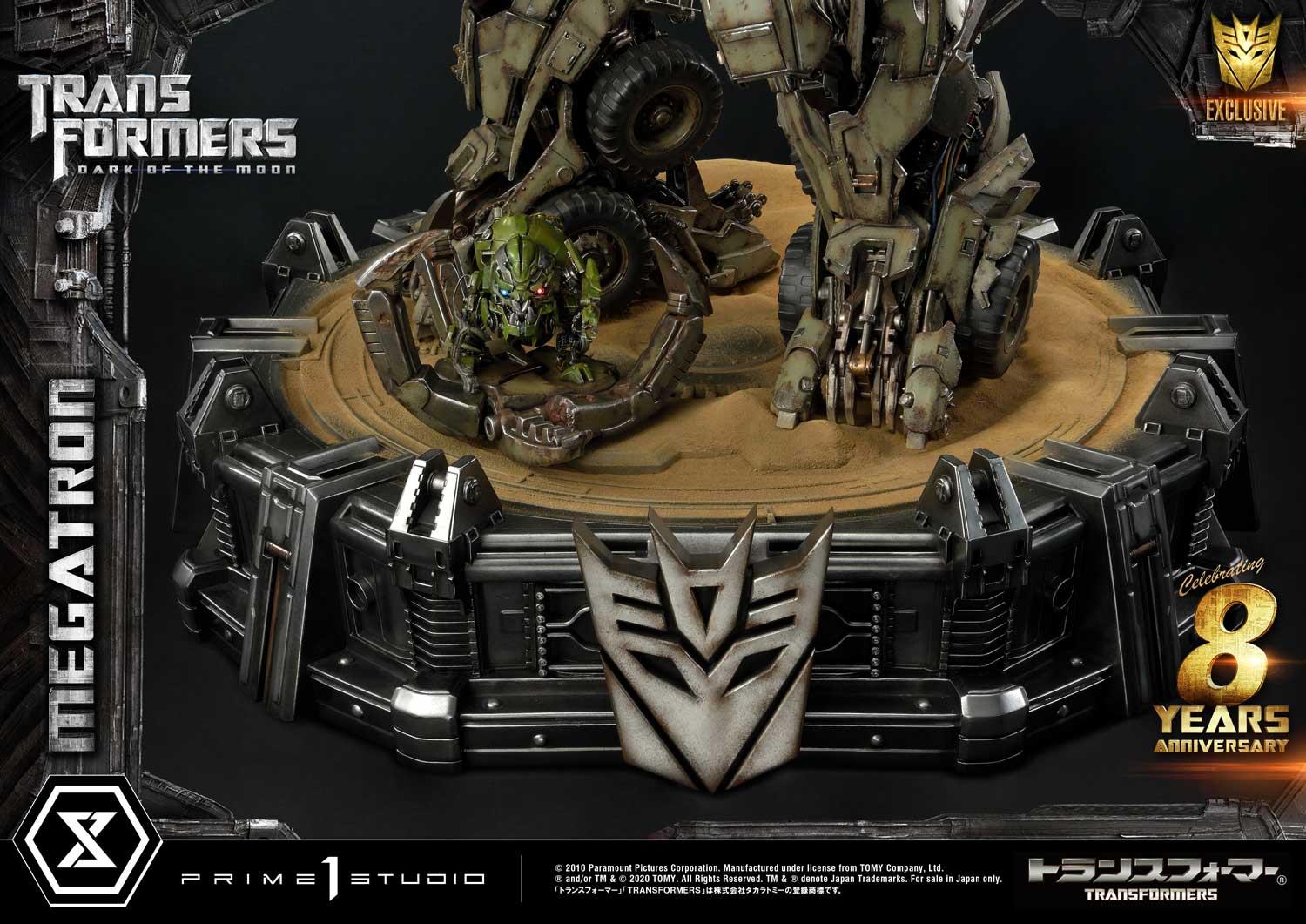 Transformers Dark of the Moon Megatron EX Bonus Version Statue By Prime1 Studios